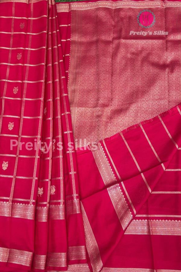 Semi Mysore Crepe Silk Saree-PA51521