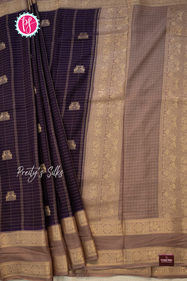 Munga Crepe Silk Saree-PA51803