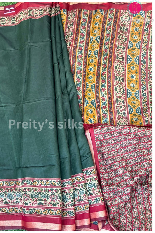 Cotton Blend Silk Saree-PA52016