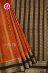 Munga Crepe Silk Saree with checks pattern- PA53740