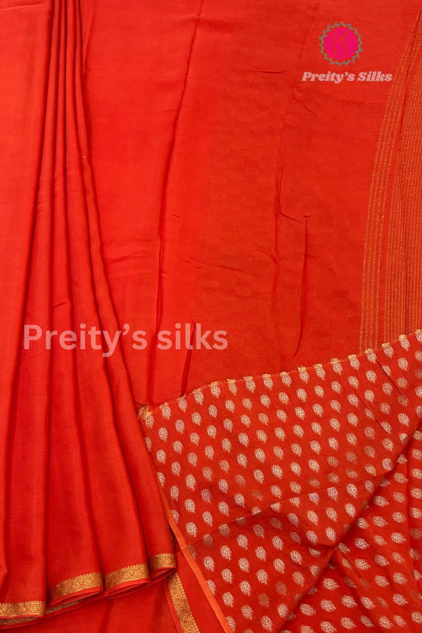 Semi Crepe Silk Saree-PA54371