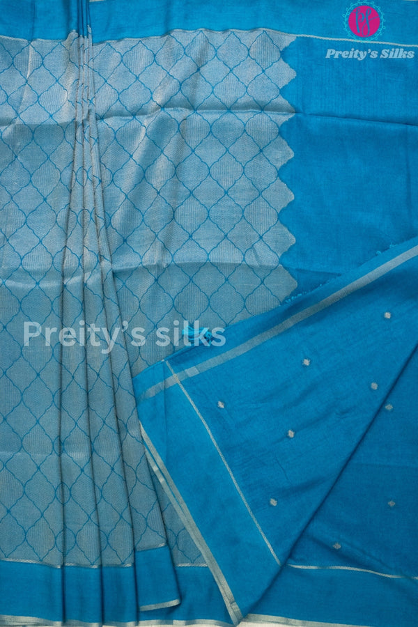 Banarasi Tussar Silk Saree with Brocade weaving -PA55221