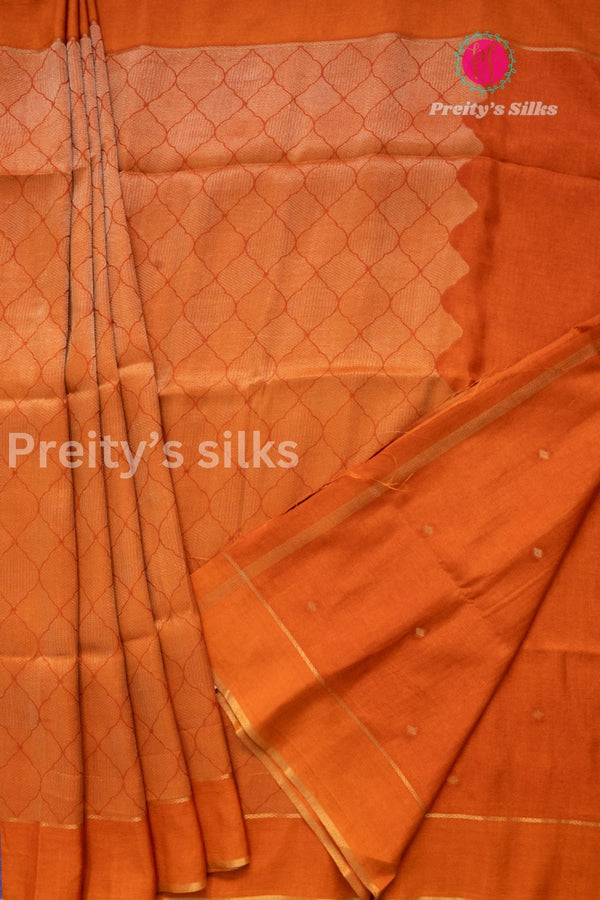 Banarasi Tussar Silk Saree with Brocade weaving -PA55221