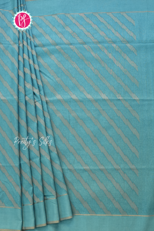 Semi kosa silk with Lahariya Pattern-PA55820