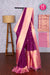 Banarasi Crepe Silk with Checks Silk Saree-PF83354