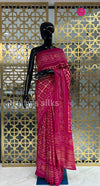 Georgette Silk Saree with gold foil prints-PA001
