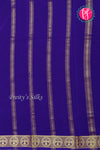 Pure Mysore Crepe Silk Saree-Navyblue-PA29132