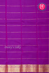Pure Kanchipuram Silk Saree-Kankambara Pink And Purple-PA23588