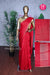 Semi Tussar Dupion Silk Saree-Red-PA18801