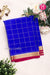 Pure Mysore Crepe Silk Saree -Royal Blue And Mejentapink-PA09448