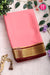 Pure Mysore Crepe Silk Saree -Warm pastel pink And Maroon-PF82621