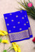 Pure Mysore Crepe Silk Saree -Royalblue-PF85868