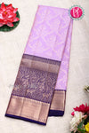 Pure Kanchipuram Silk Saree-Lilac-PF83475