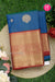 Pure Kanchipuram Silk Saree-Peacockblue And Red-PA23514