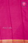 Pure Mysore Crepe Silk Saree-Orange And Pink-PA22436