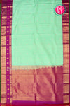 Pure Kanchipuram Silk Saree-Pistagreen And Mejenapink-PA23514