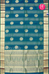 Pure DualShade Kanchipuram Silk Saree-Paecockblue-PA34466