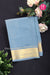 Pure Mysore Crepe Silk Saree -Bluishgrey-PA01332