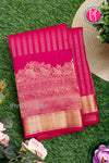 Pure Kanchipuram Silk Saree-Pink-PA20363