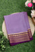 Pure Mysore Crepe Silk Saree-Mauve And Deeppurple-PA26302