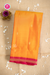 Half Pure Kanchipuram Silk Saree -Yellow with Red-PA56648