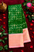 Pure Brocade Kanchipuram Silk Saree-Green And Pastelpink-PA26193