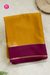 Pure Mysore Crepe Silk Saree-Mustardyellow And Pink-PA55504