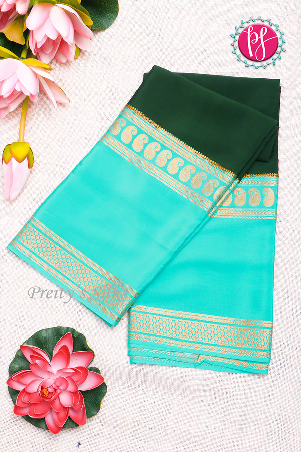 Pure Mysore Crepe Silk Saree -PF79646