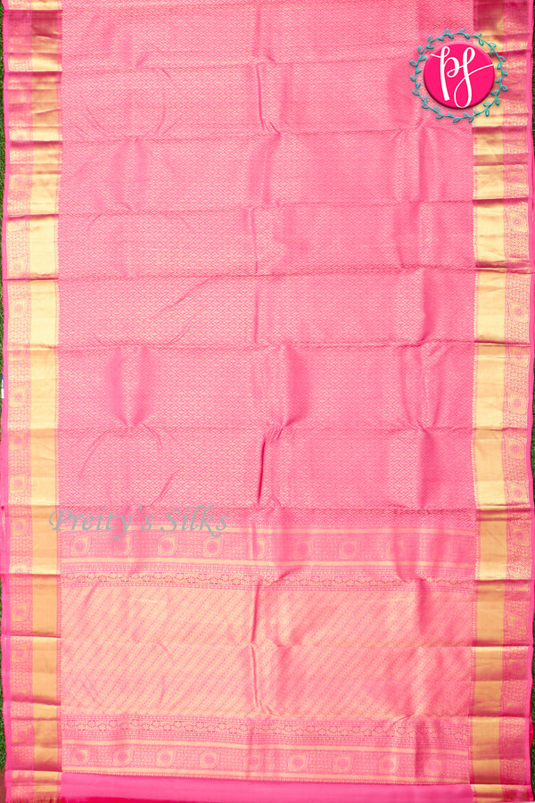 Pure Kanchipuram Silk Saree-Light pink-PA27186