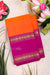 Kanchipuram Soft Silk Saree-Orange And Mejentapink-PA20390