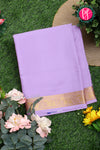 Pure Mysore Crepe Silk Saree-LightLavender-PA19804