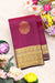 Half Pure Kanchipuram Silk Saree-Dark Magenta And Dark purple-PA25832