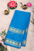 Pure Mysore Crepe Silk Saree-Gandaberunda Border-Anandablue-PA20598