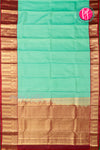 Pure Kanchipuram Silk Saree-Pistagreen And Marron-PA23597