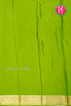 Pure Mysore Crepe Silk Saree-Mauvepink And Parrotgreen-PA46832