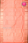 Pure Kanchipuram Silk Saree-Peach-PA25431