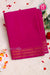 Pure Mysore Crepe Silk Saree -Pink-PF84234