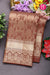 Pure Kanchipuram Silk Saree-Reddish-Brown-PA04485