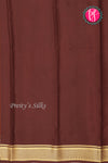 Pure Mysore Crepe Silk Saree-Rustorange And Deepmarron- PA22389