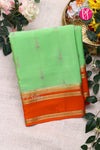 Pure Mysore Crepe Silk Saree With Bentex Border-PF80271
