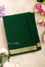 Pure Mysore Crepe Silk Saree -Bottlegreen-PA11134