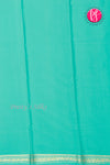 Pure Mysore Crepe Silk Saree-Navyblue And Seablue- PA28638