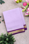 Pure Mysore Crepe Silk Saree -Lilac And Purple-PA10650