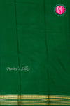 Pure Mysore Crepe Silk Saree-SoftLavender And Green-PA28717