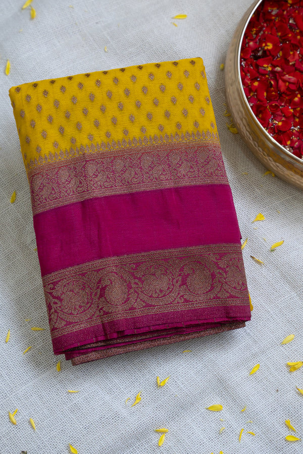 Day 5 Semi Banarasi Georgette Silk Saree-PA28232