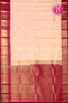 Pure Kanchipuram Silk Saree-Peach And Richmejentapink-PA23514