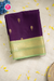 Pure Mysore Crepe Silk Saree-Deeppurple AndPastelgreen-PA56143