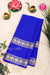 Pure Mysore Crepe Silk Saree-Gandaberunda Border-Royalblue-PA20598