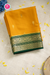 Pure Mysore Crepe Silk Saree-Mangoyellow And Bottlegreen-PA56143