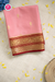 Pure Mysore Crepe Silk Saree-Rosepink And Marron-PA56143